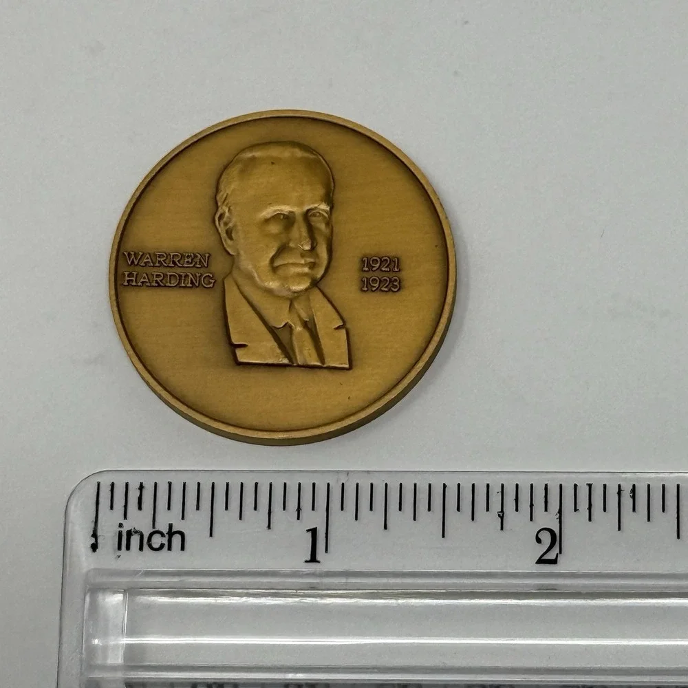 Warren Harding 29th President Of The United States Coin Medal